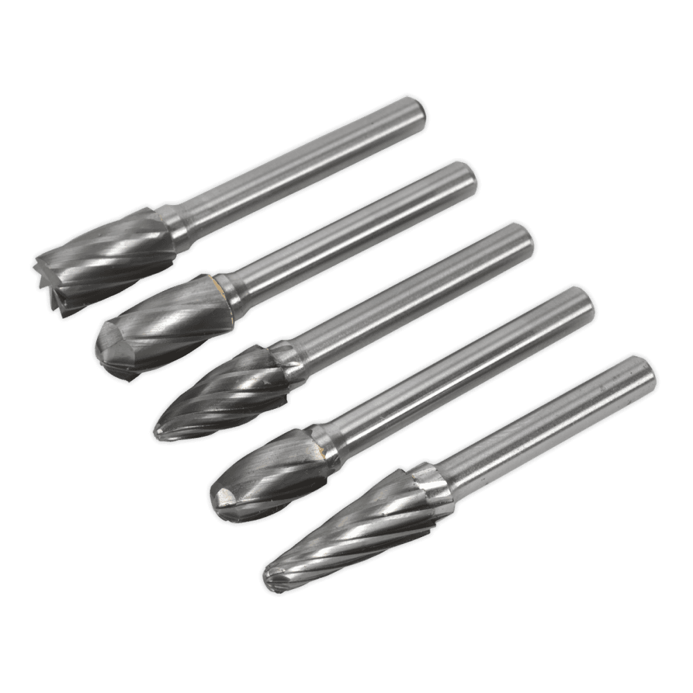 Ripper/Coarse Tungsten Carbide Rotary Burr Set 5pc : Model No.SDBCK5