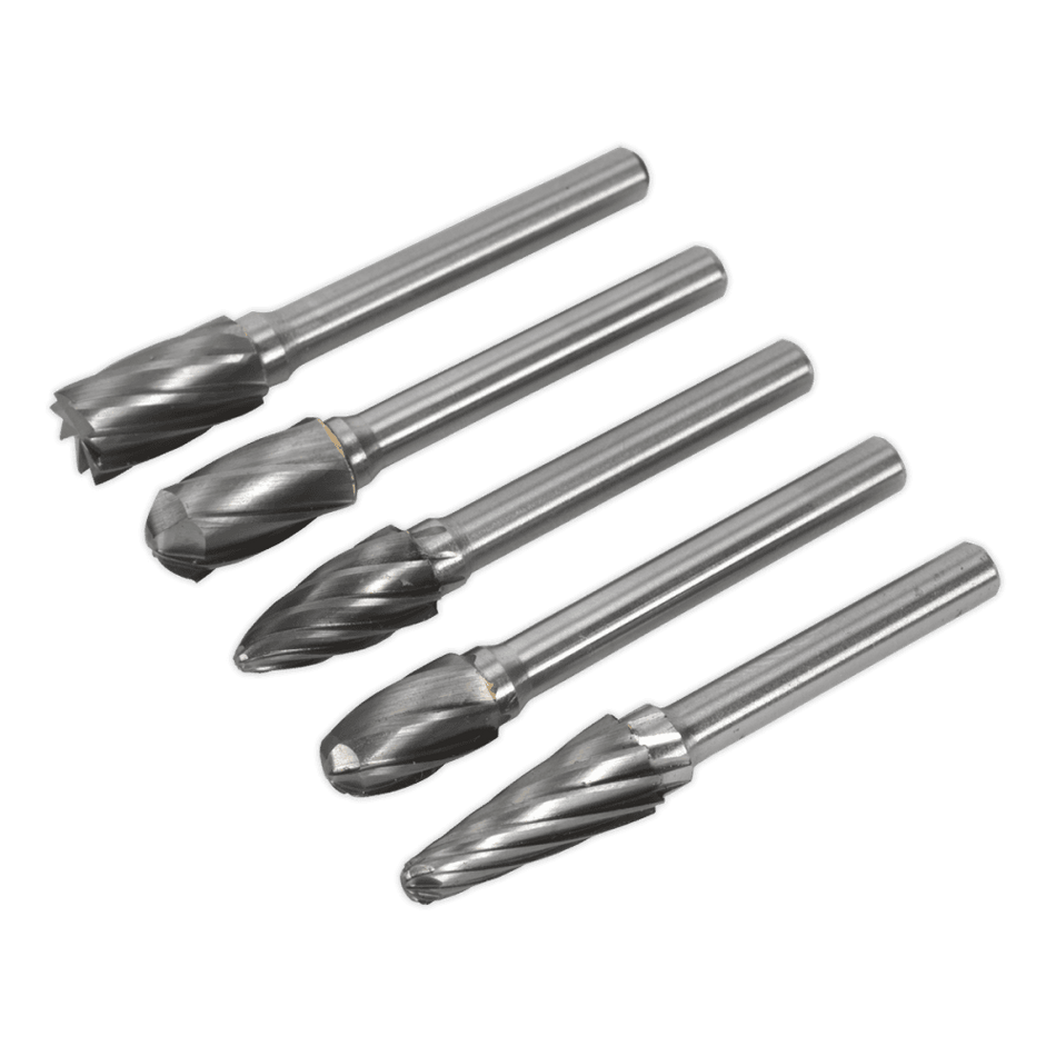 Tungsten Carbide Rotary Burr Set 5pc Ripper/Coarse : Model No.SDBCK5