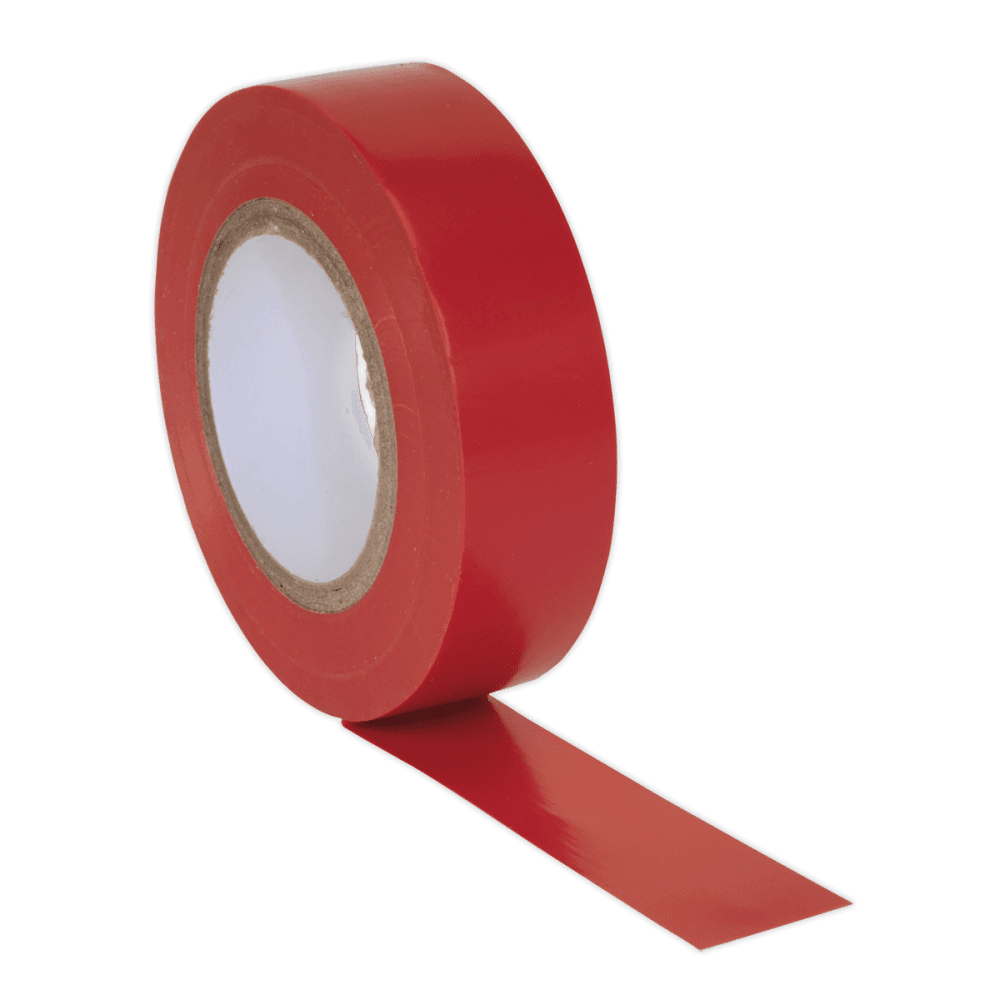 PVC Insulating Tape 19mm x 20mtr Red Pack of 10 : Model No.ITRED10