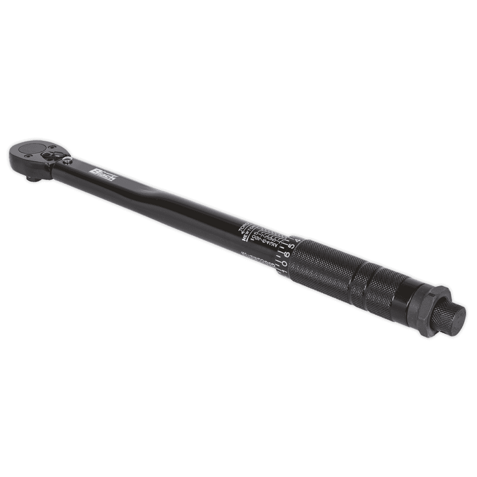 Sealey Micrometer Torque Wrench 3/8"Sq Drive Calibrated Black Series Model No-AK623B