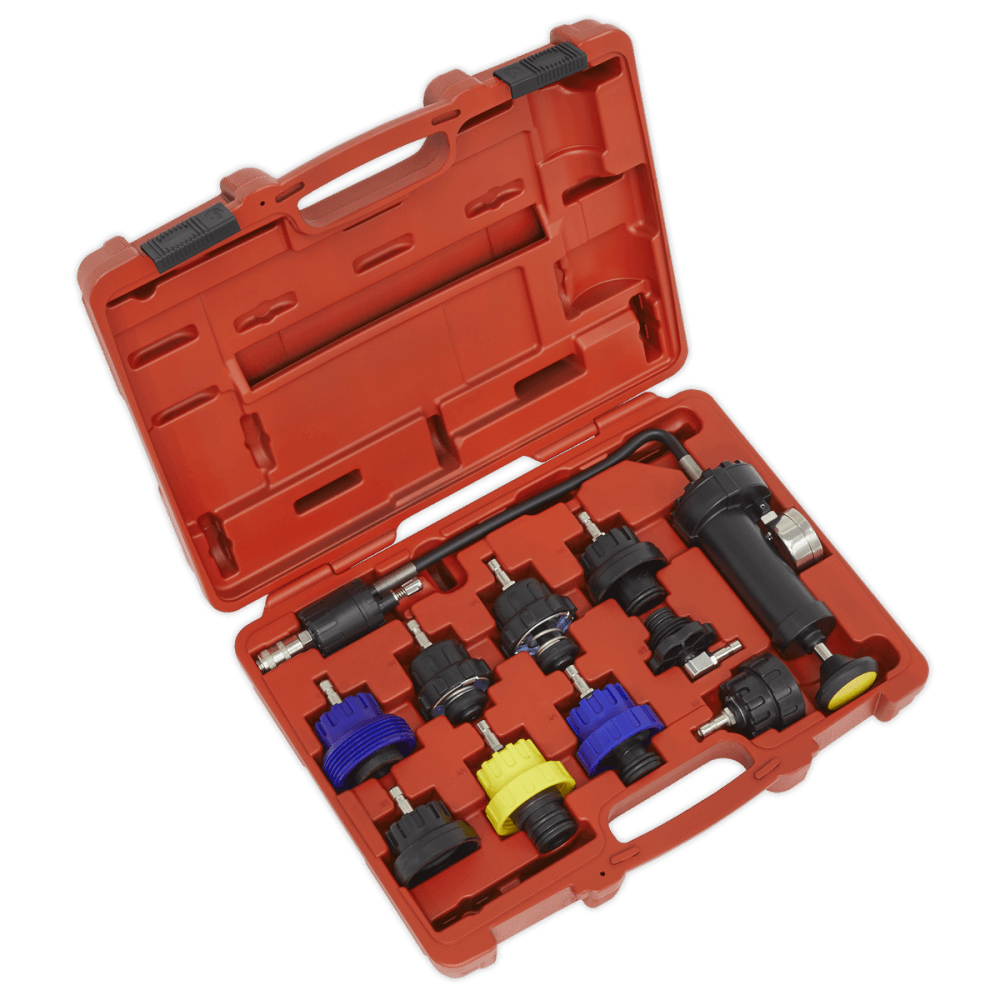 Sealey Cooling System Pressure Test Kit 10pc Model No-VS0013