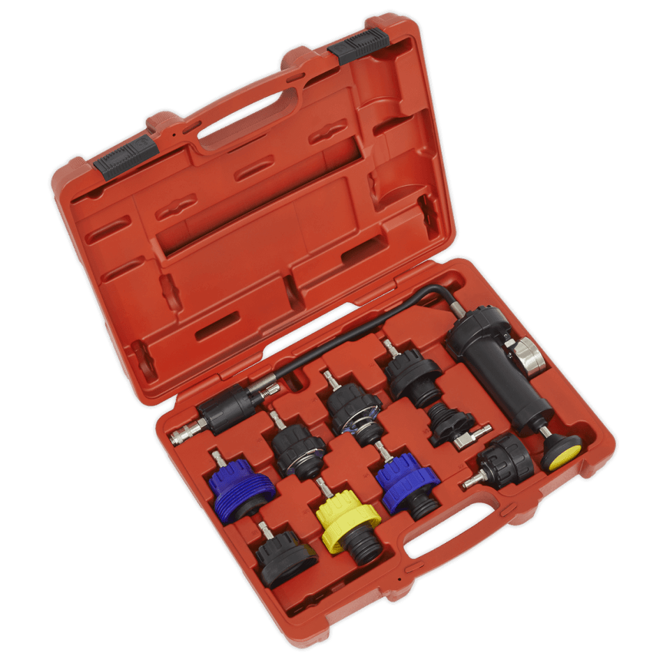 Sealey Cooling System Pressure Test Kit 10pc Model No-VS0013