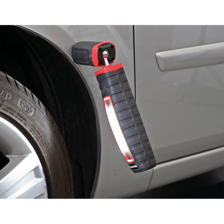 Sealey Cordless 360Â¶Ãº 10 SMD + 3W LED Rechargeable Inspection Lamp Red Lithium-ion Model No-LED360R