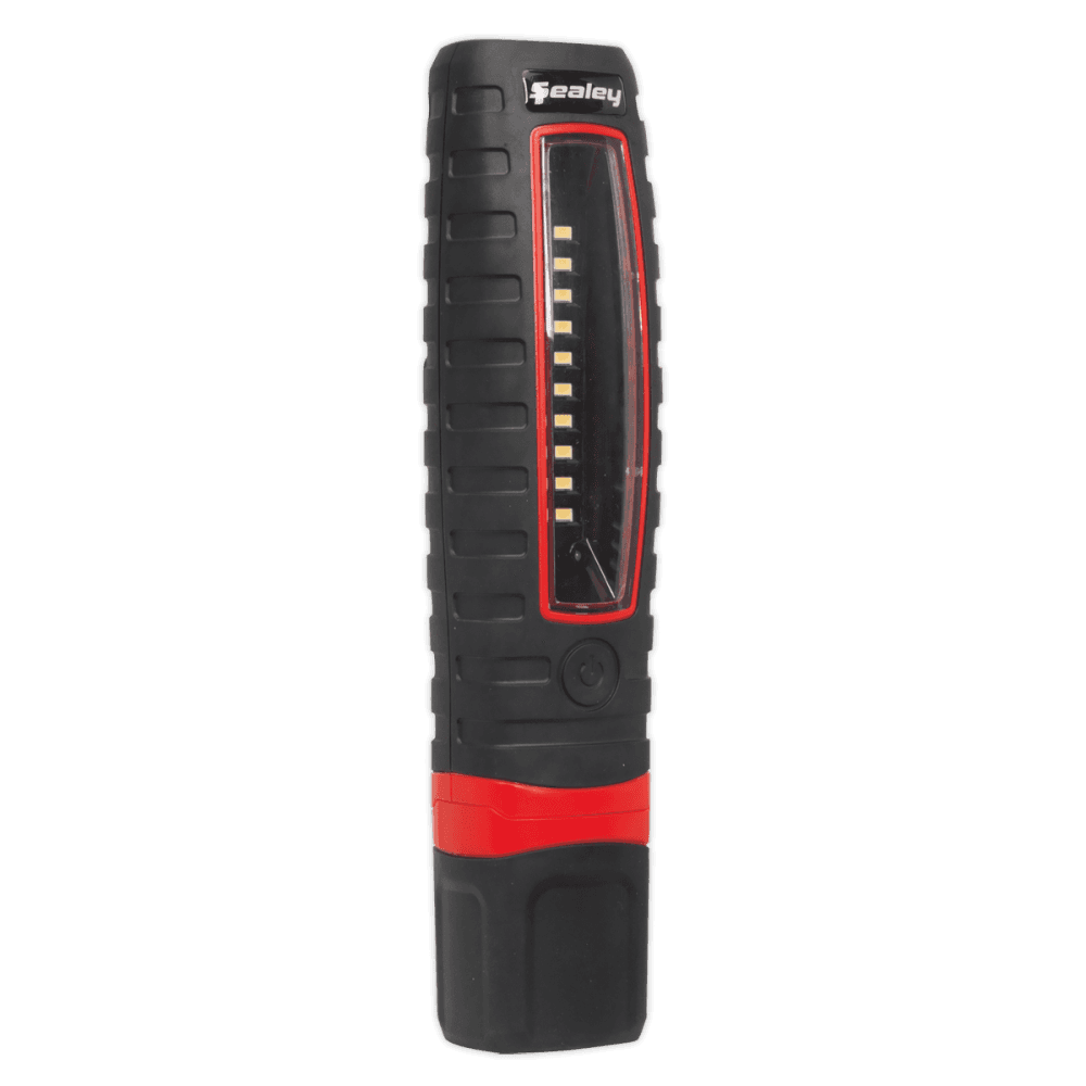 Sealey Cordless 360Â¶Ãº 10 SMD + 3W LED Rechargeable Inspection Lamp Red Lithium-ion Model No-LED360R