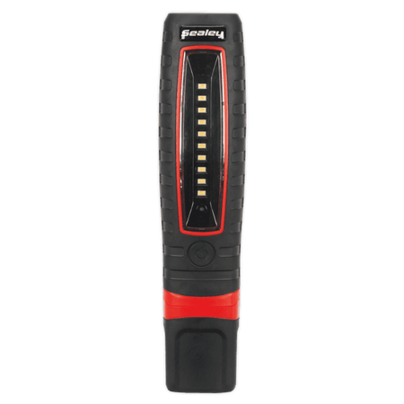 Sealey Cordless 360Â¶Ãº 10 SMD + 3W LED Rechargeable Inspection Lamp Red Lithium-ion Model No-LED360R