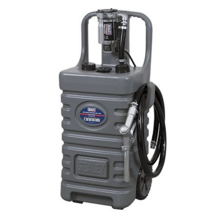 Sealey 55ltr Mobile Dispensing Tank with Diesel Pump - Grey Model No-DT55GCOMBO1