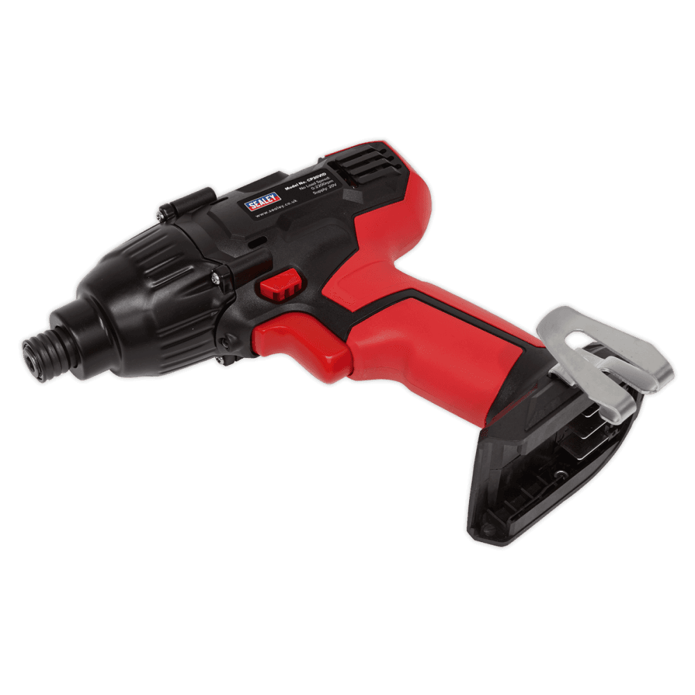 Sealey Impact Driver 20V 1/4"Hex Drive 180Nm - Body Only Model No-CP20VID