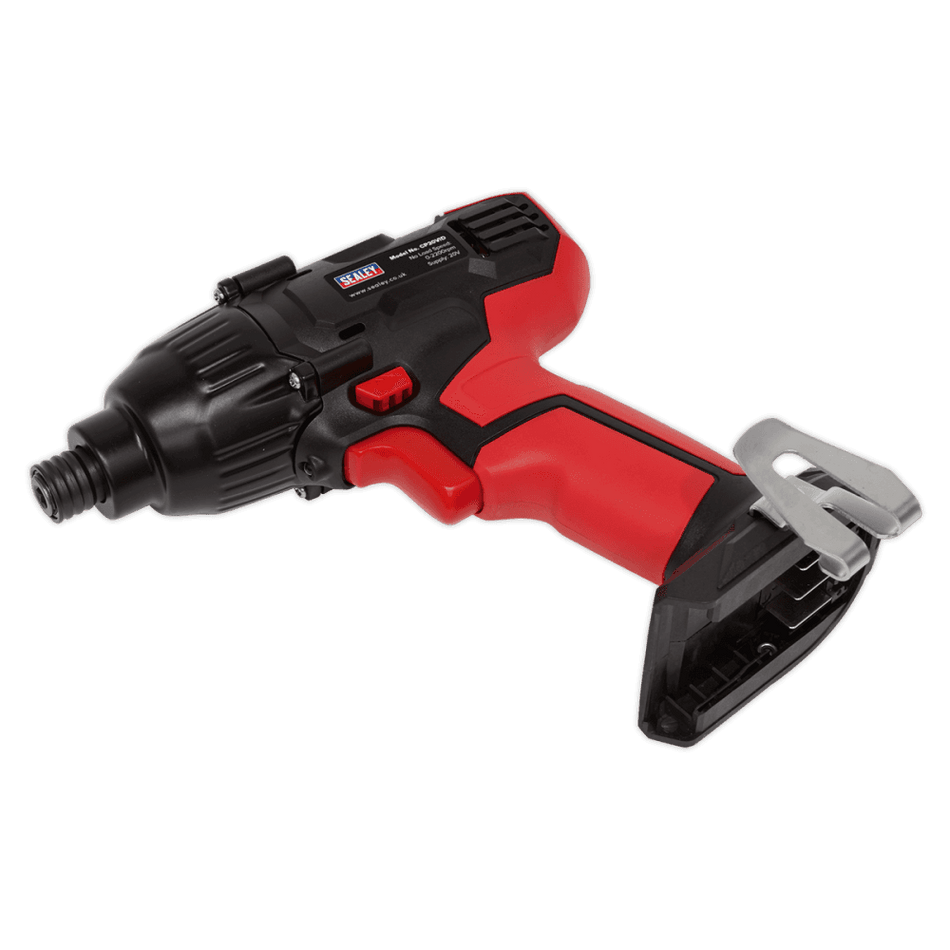 Sealey Impact Driver 20V 1/4"Hex Drive 180Nm - Body Only Model No-CP20VID