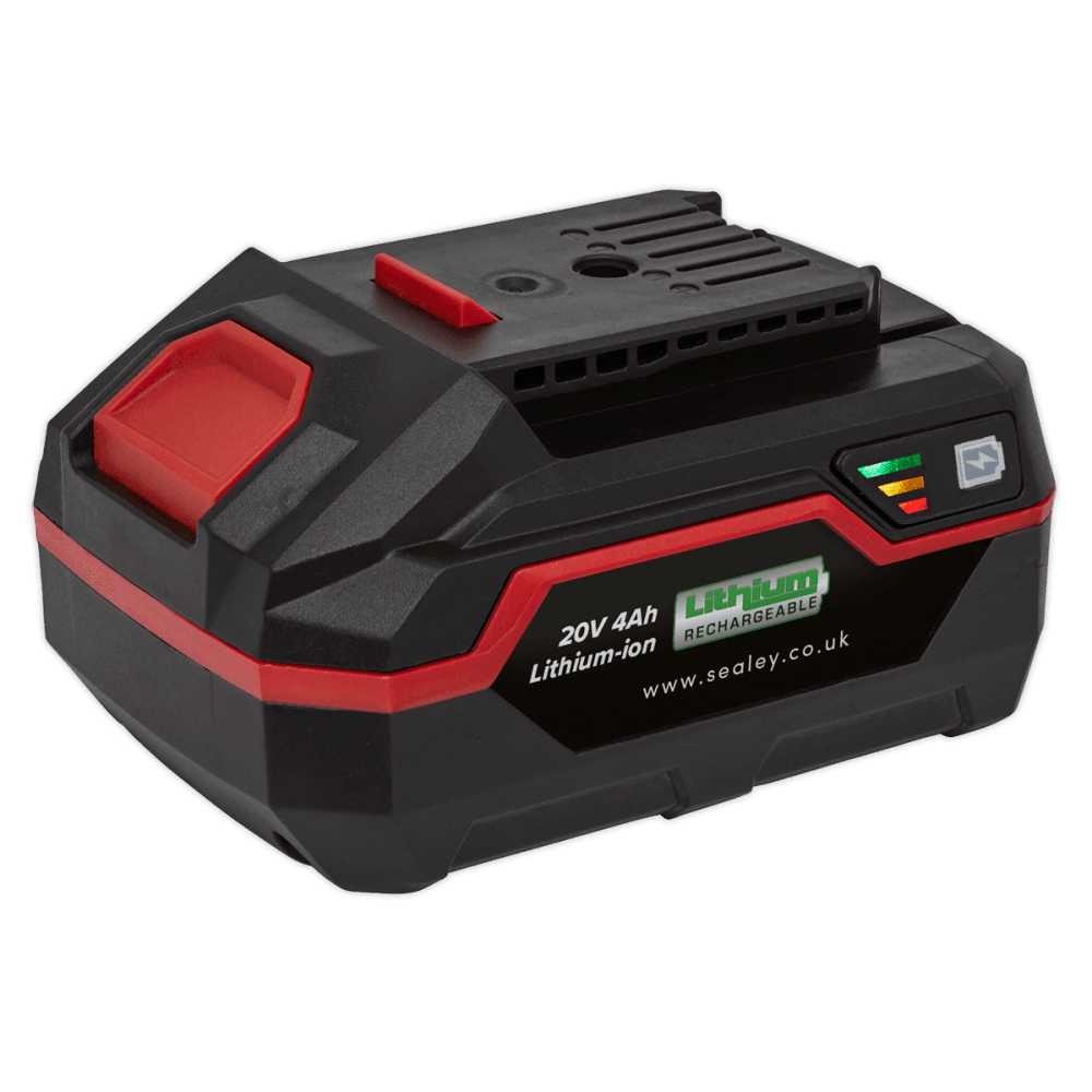 Sealey Power Tool Battery 20V 4Ah Lithium-ion for CP20V Series Model No-CP20VBP4