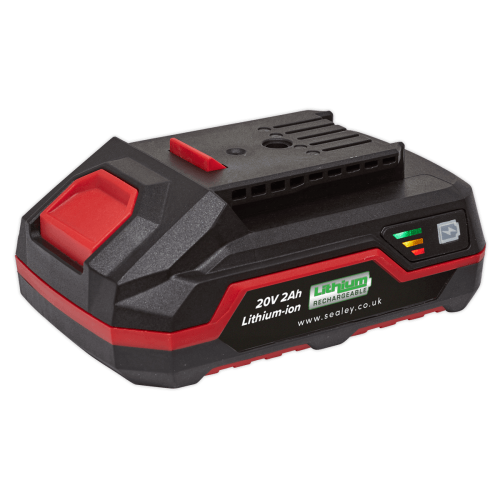 Sealey Power Tool Battery 20V 2Ah Lithium-ion for CP20V Series Model No-CP20VBP2