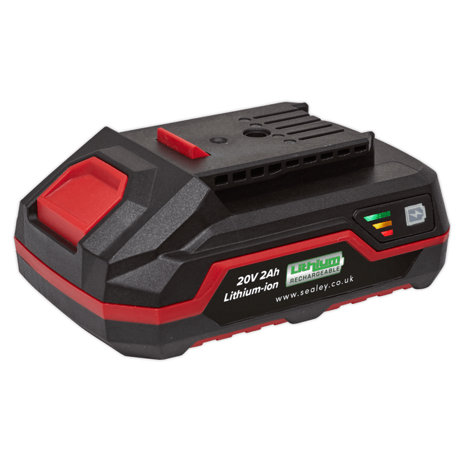 Sealey Power Tool Battery 20V 2Ah Lithium-ion for CP20V Series Model No-CP20VBP2