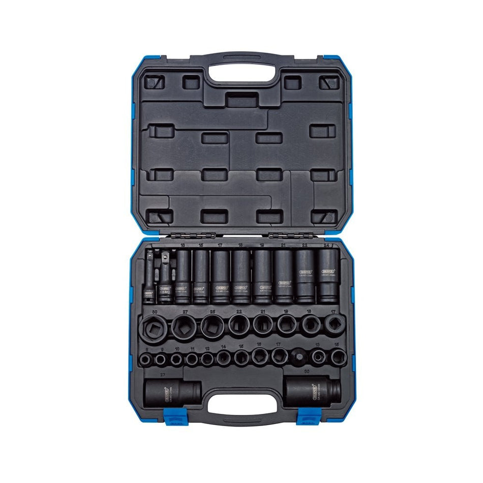 3/8" and 1/2" Sq. Dr. Impact Socket Set (32 Piece): Model No.409/32/MM
