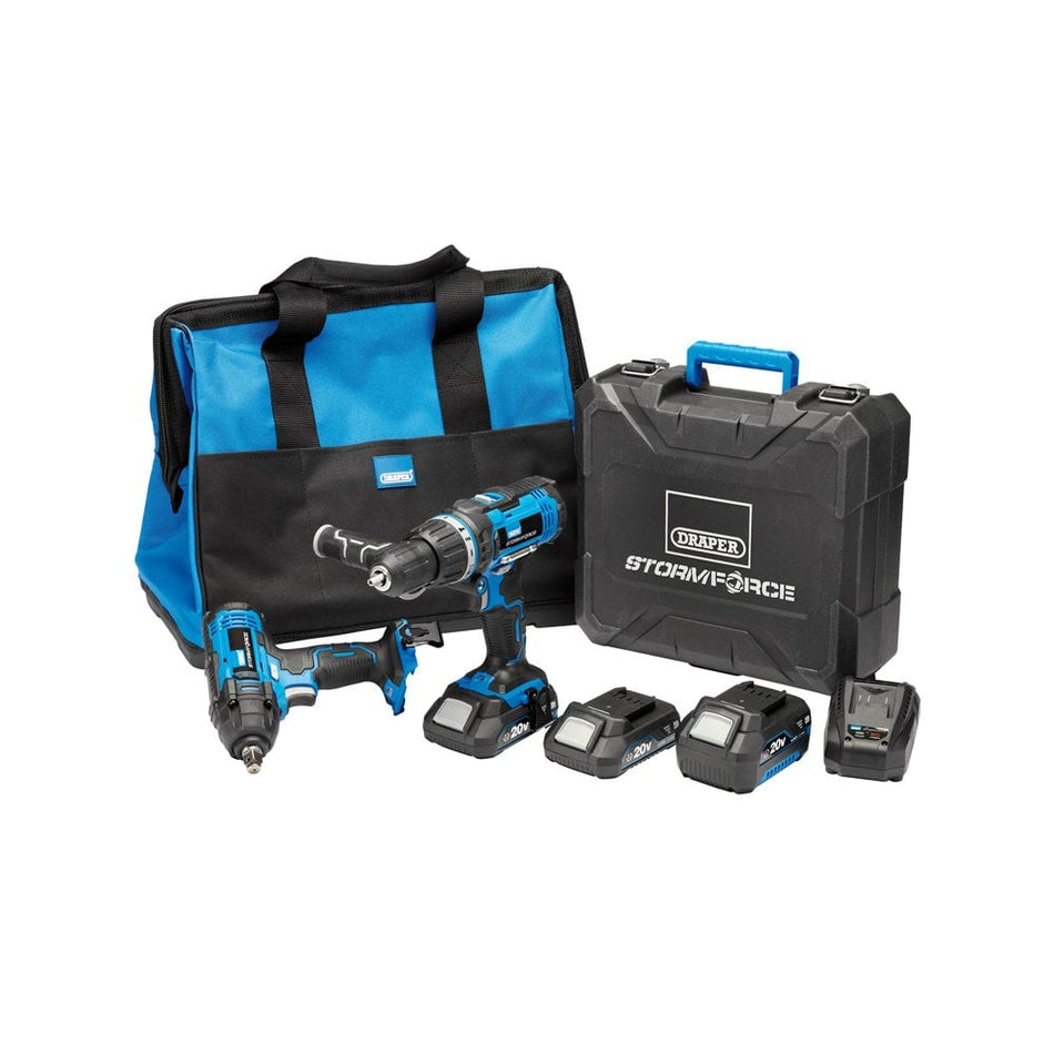 Storm Force 20V Cordless Workshop Kit: Model No.*20VWSHOP