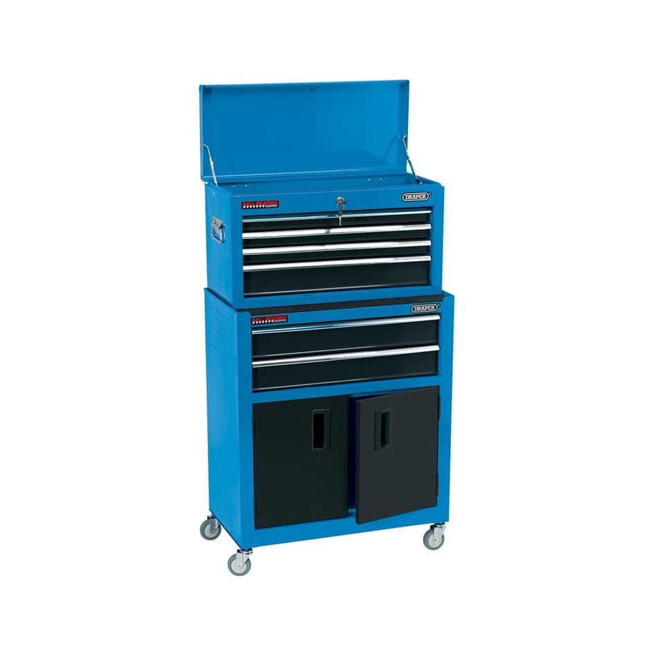 24" Combined Roller Cabinet and Tool Chest (6 Drawer): Model No.RCTC6/B