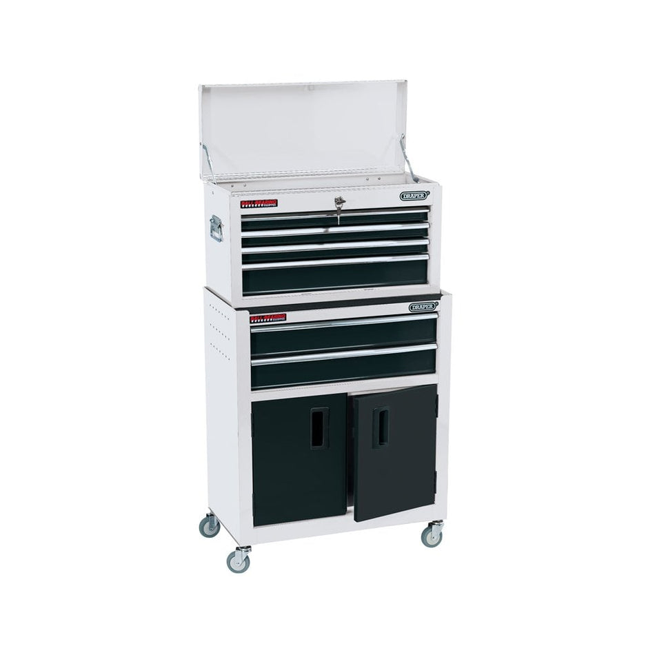 24" Combined Roller Cabinet and Tool Chest (6 Drawer): Model No.RCTC6/W