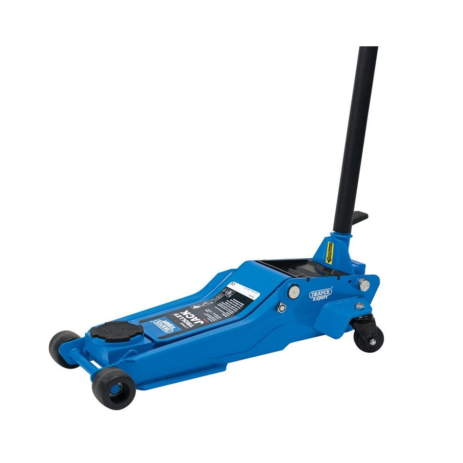 Professional Garage Trolley Jack (3 tonne): Model No.TJ3-E