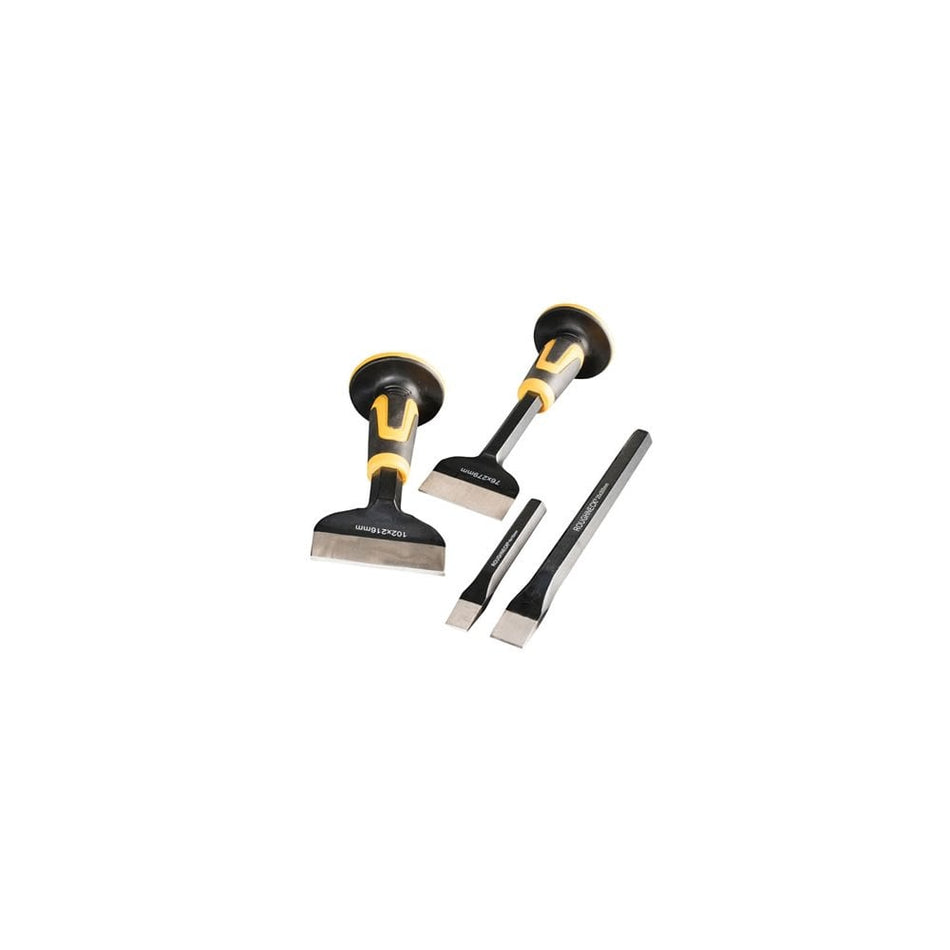 Roughneck Bolster & Cold Chisel Set 4 Piece