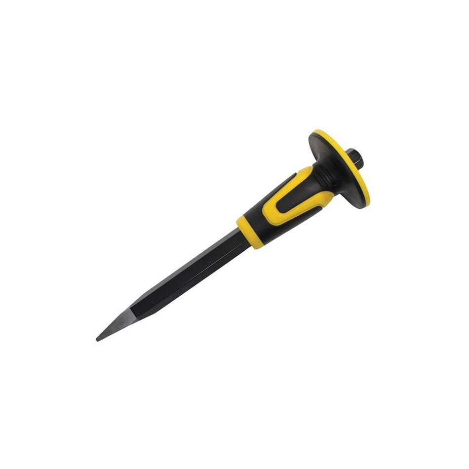 Roughneck Concrete Chisel With Guard 300 x 25 x 4mm Point