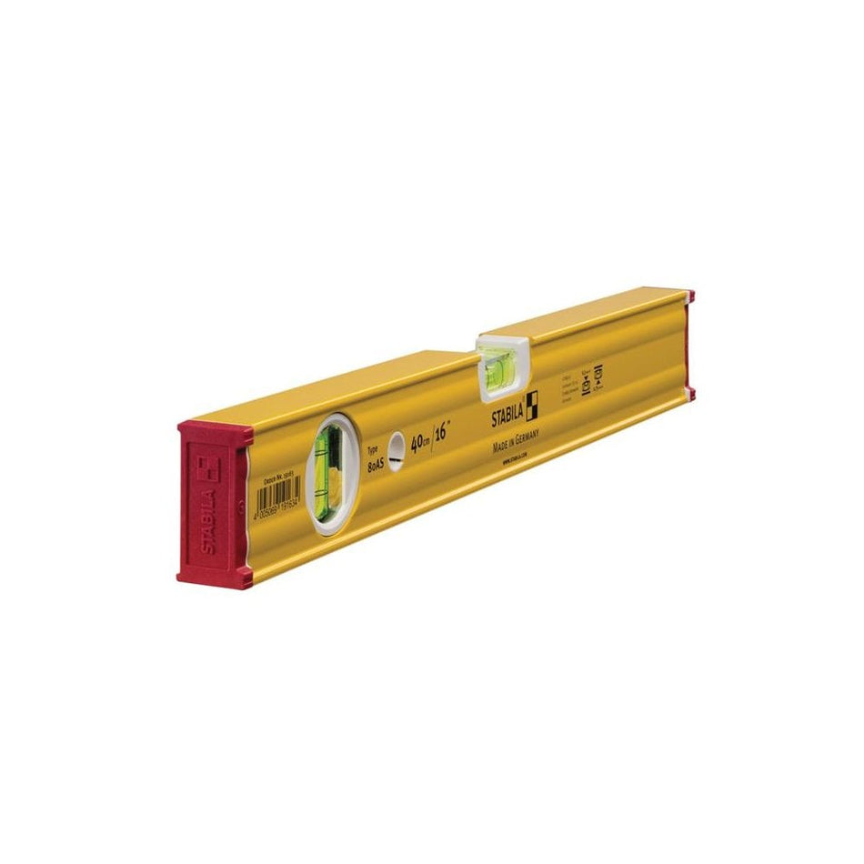Stabila 80 AS Spirit Level 2 Vial 19163 40cm