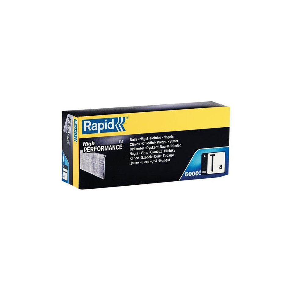 Rapid No.8 Brad Nails 18Ga 40mm (Box 5000)