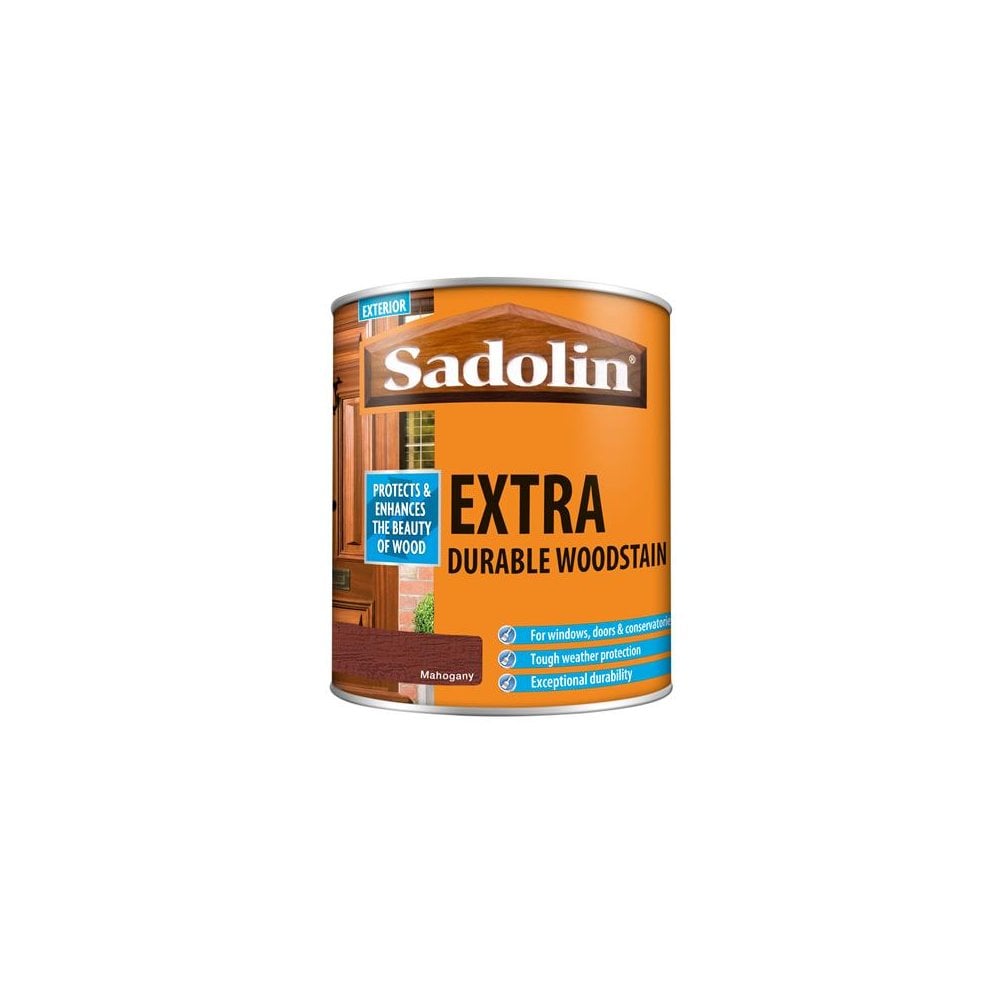Sadolin Extra Durable Woodstain Mahogany 1 Litre