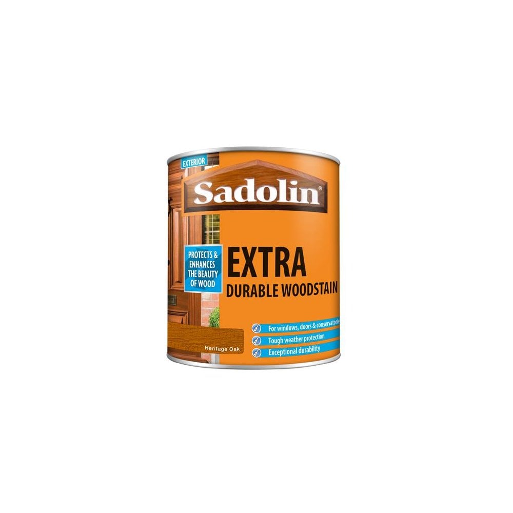 Sadolin Extra Durable Woodstain Heritage Oak 1 Litre