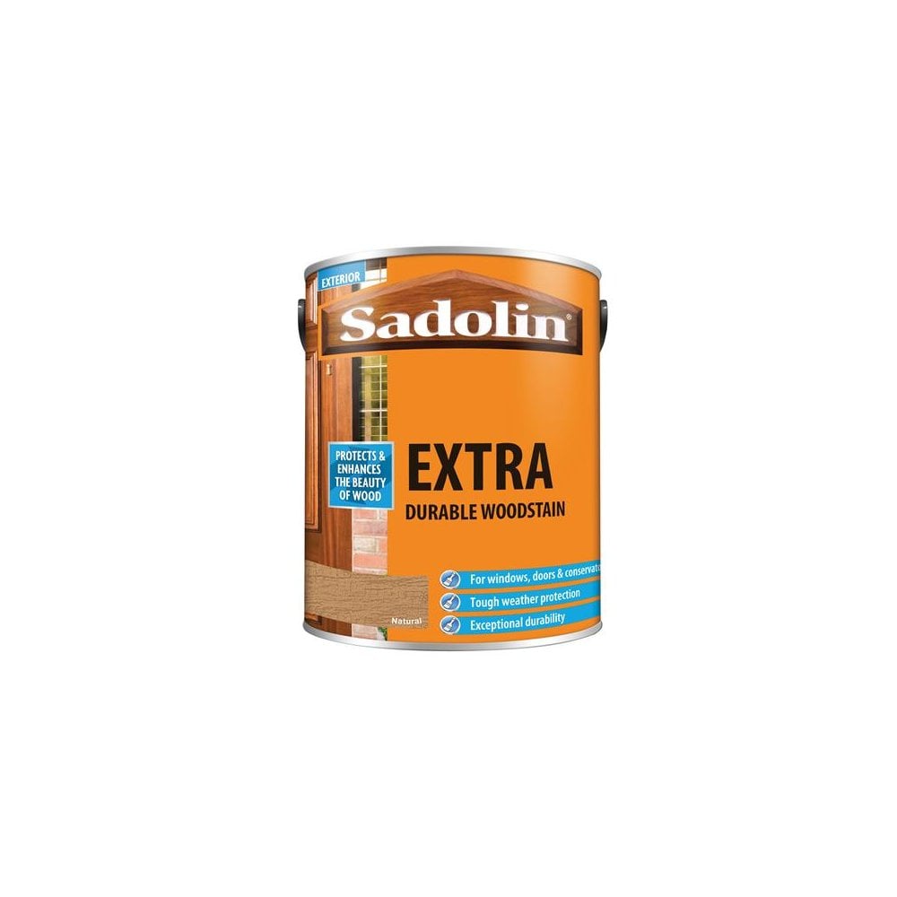 Sadolin Extra Durable Woodstain Natural 5 Litre