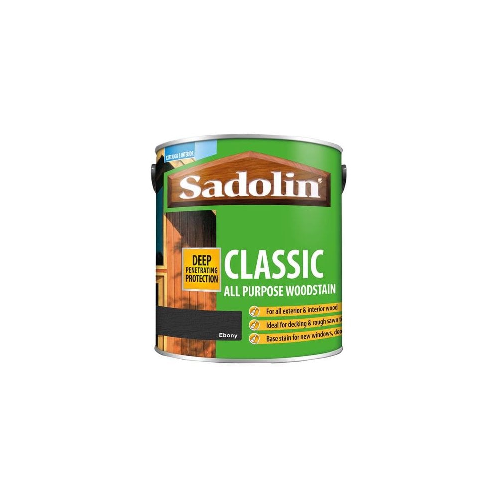 Sadolin Classic Wood Protection Ebony 2.5 Litre