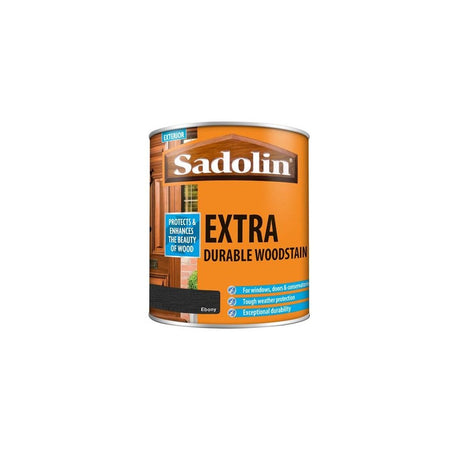 Sadolin Extra Durable Woodstain Ebony 1 Litre