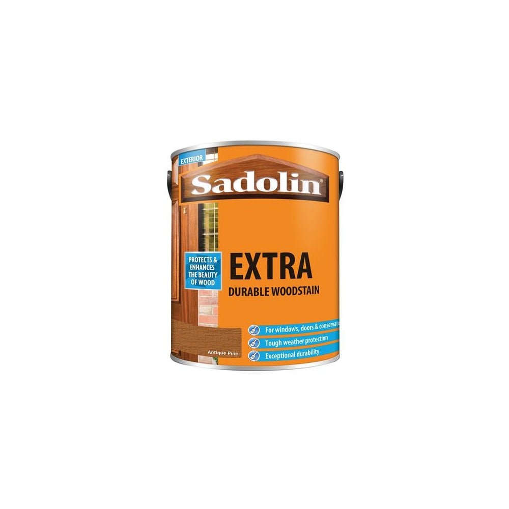 Sadolin Extra Durable Woodstain Antique Pine 5 Litre