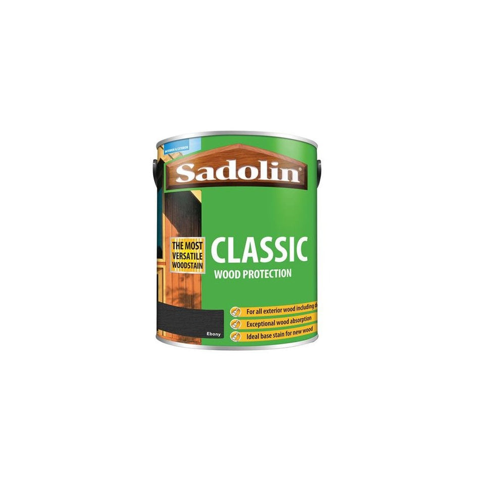 Sadolin Classic Wood Protection Ebony 5 Litre