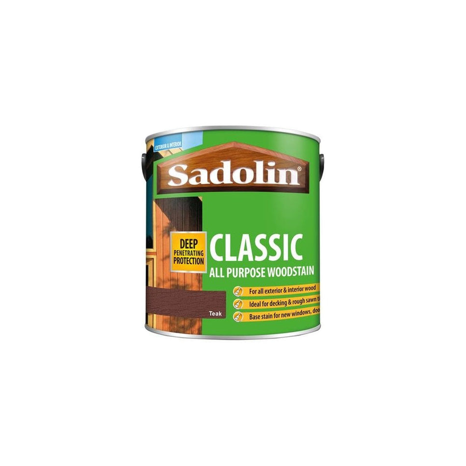Sadolin Classic Wood Protection Teak 2.5 Litre