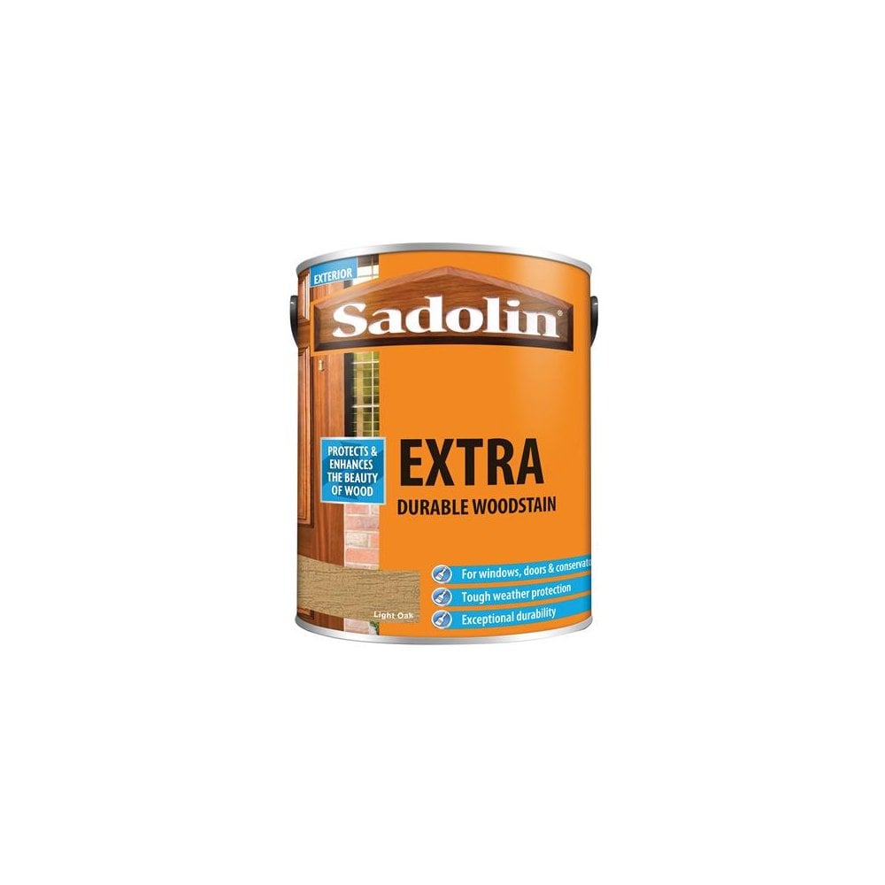 Sadolin Extra Durable Woodstain Light Oak 5 Litre