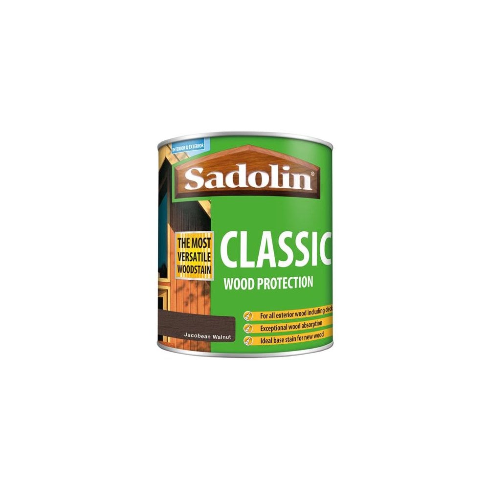 Sadolin Classic Wood Protection Jacobean Walnut 1 Litre