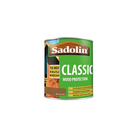 Sadolin Classic Wood Protection Burma Teak 1 Litre