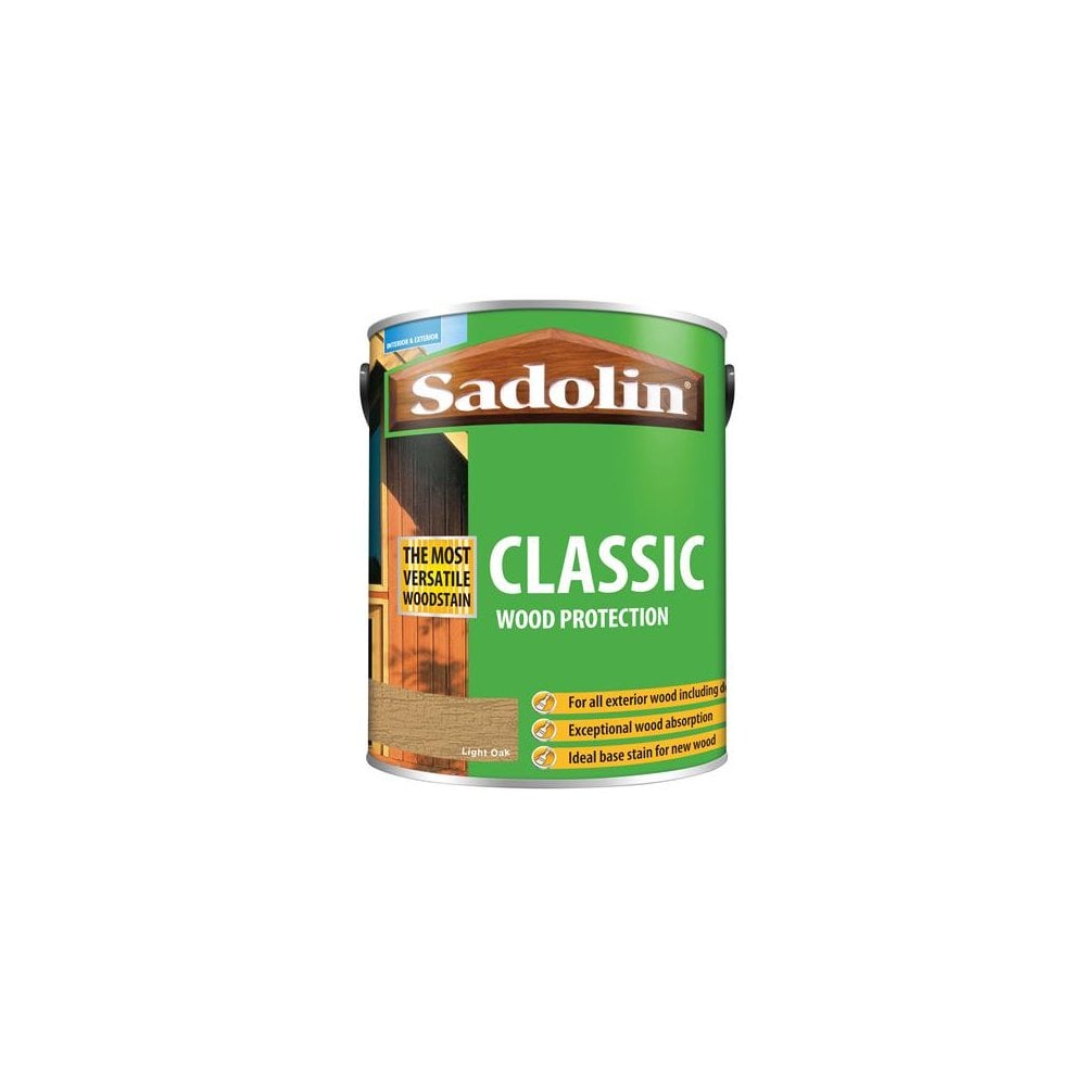 Sadolin Classic Wood Protection Light Oak 5 Litre