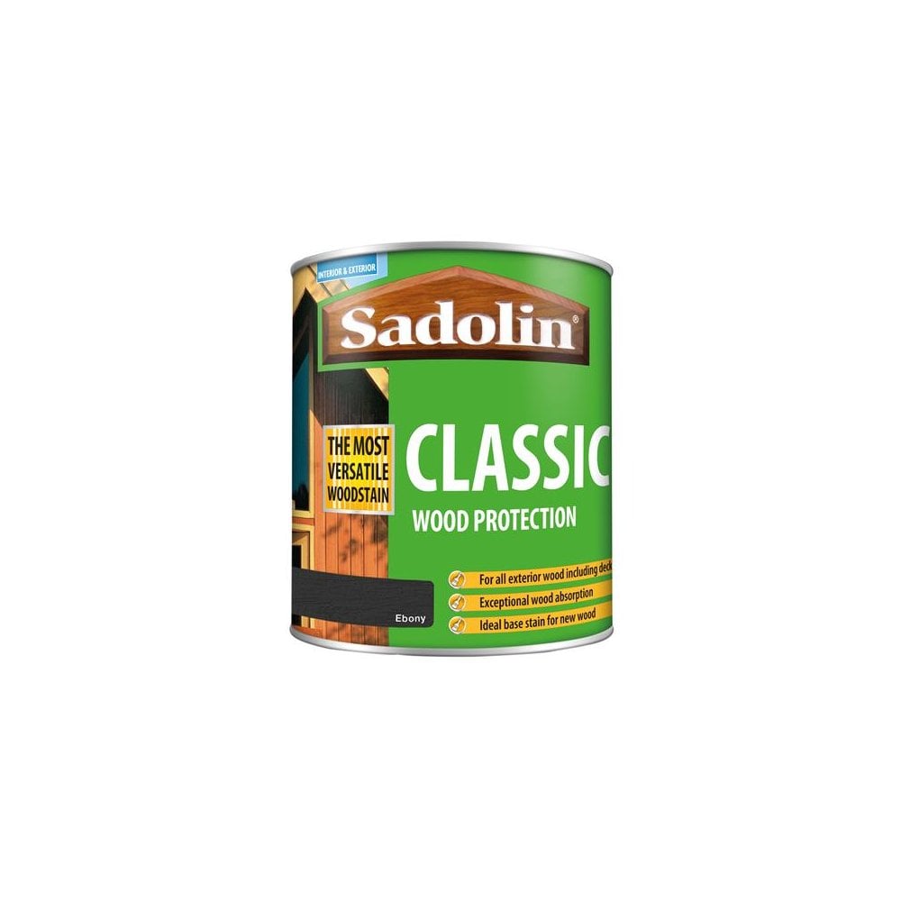 Sadolin Classic Wood Protection Ebony 1 Litre