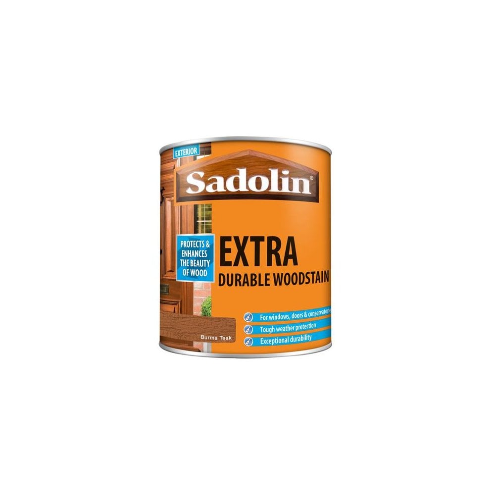Sadolin Extra Durable Woodstain Burma Teak 1 Litre