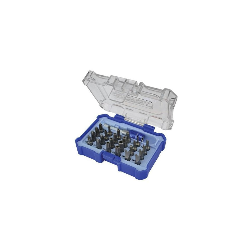 Faithfull Security S2 Grade Steel Screwdriver BitÃ¿Set,Ã¿25 Piece