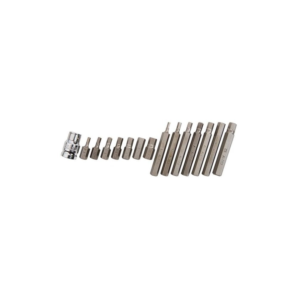 BlueSpot Tools Hex Bit Set, 15 Piece