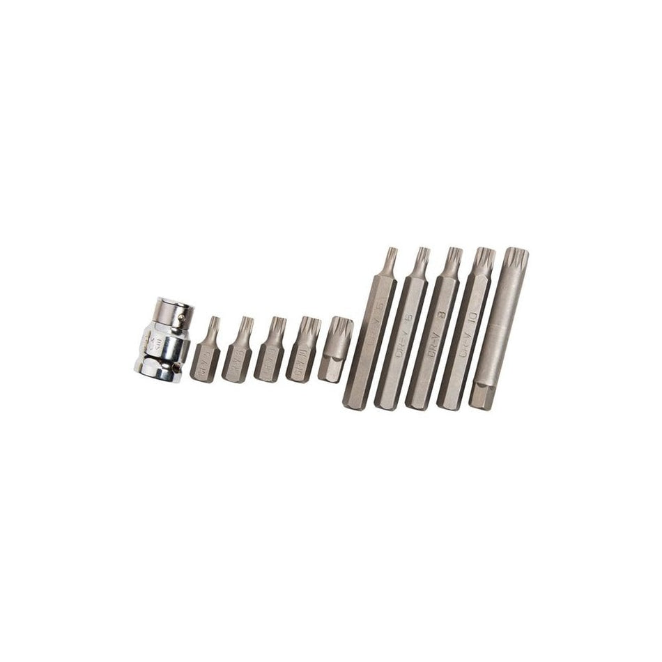 BlueSpot Tools Spline Bit Set, 11 Piece