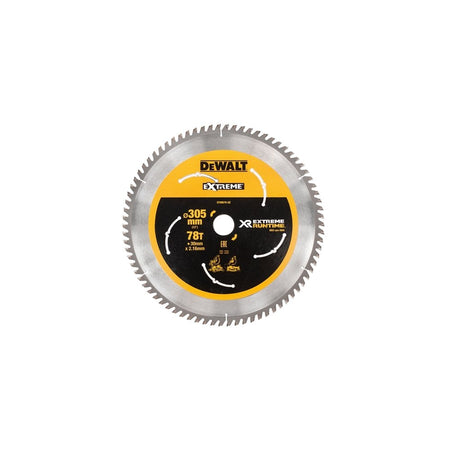 DEWALT FlexVolt XR Mitre Saw Blade 305 x 30mm x 78T