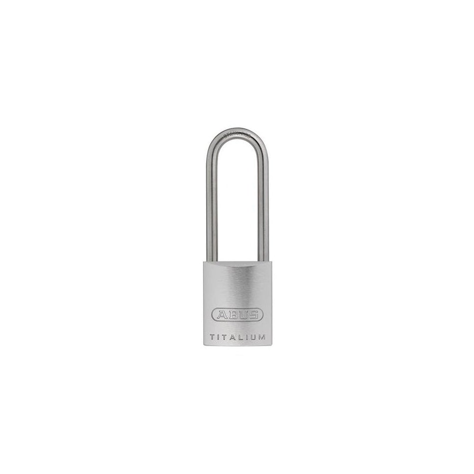 ABUS Mechanical 86TI/45mm TITALIUM? Padlock Without Cylinder 70mm Long Stainless Steel Shackle