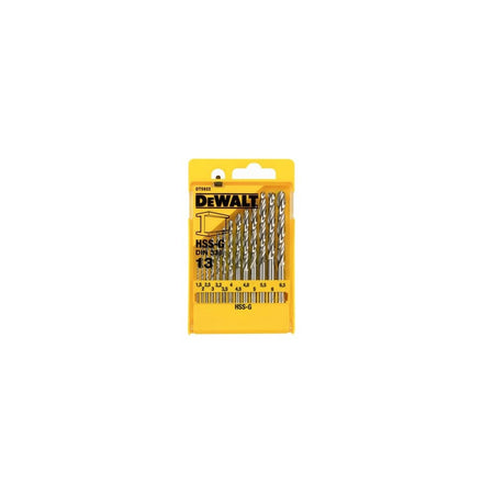 DEWALT HSS G Jobber Drill Bit Set 13 Piece