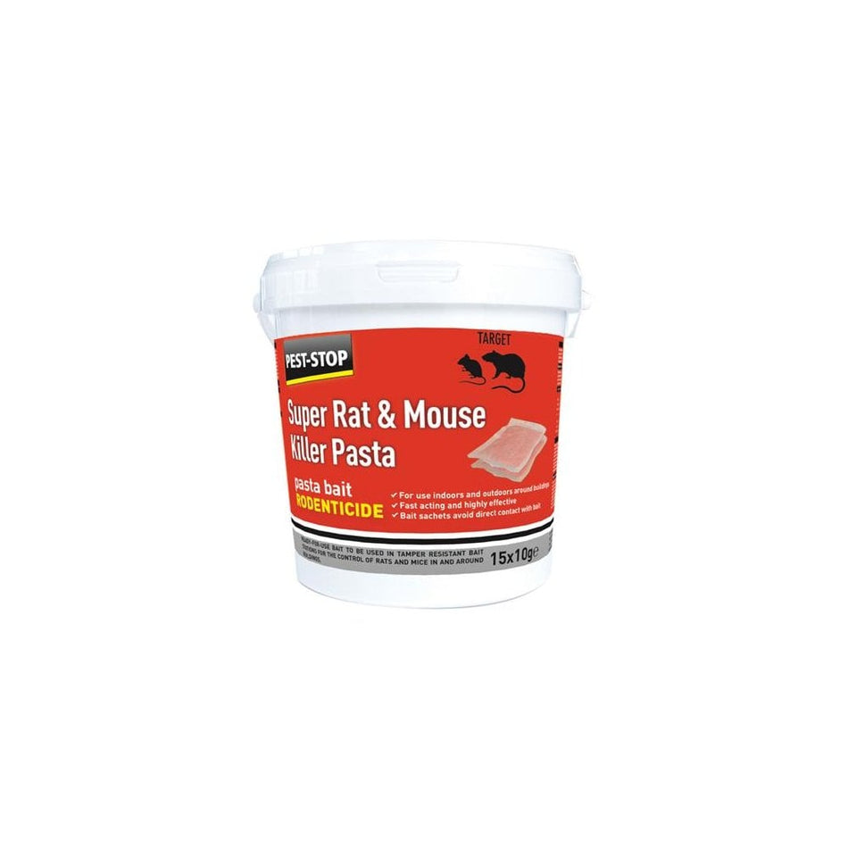 Pest-Stop Systems Super Rat & Mouse Killer Pasta Bait