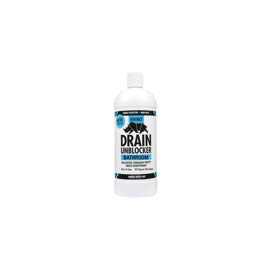 Kilrock Rhino Bathroom Heavy-Duty Drain Unblocker 1 Litre