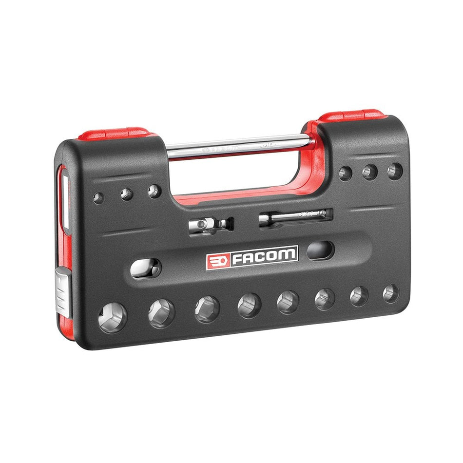 Facom Square Drive 6pt Detection Box Socket Set