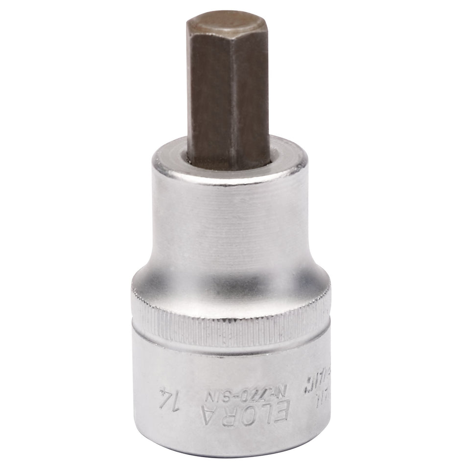 14mm 3/4in. Square Drive Hexagon Screwdriver Socket: Model No.770-SIN