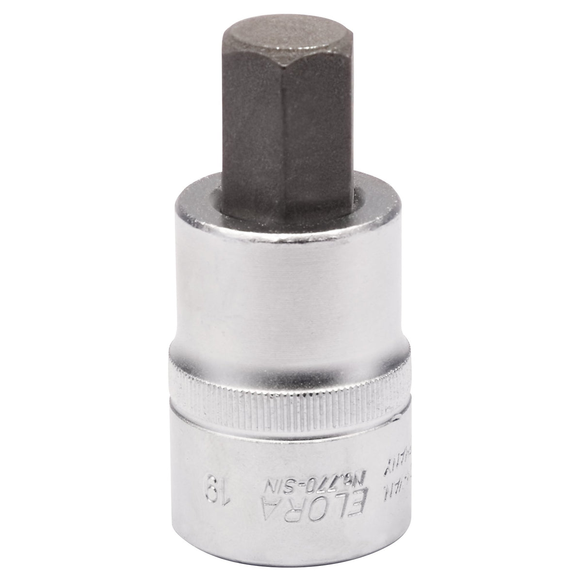 19mm 3/4in. Square Drive Hexagon Screwdriver Socket: Model No.770-SIN
