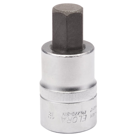 19mm 3/4in. Square Drive Hexagon Screwdriver Socket: Model No.770-SIN